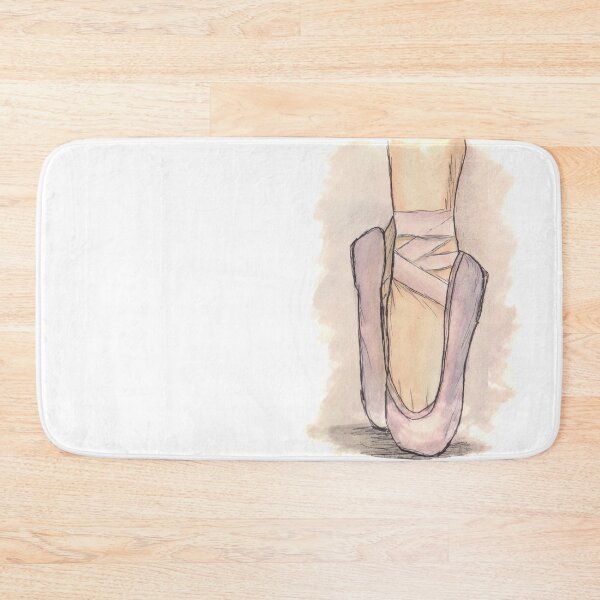 Aperçu de l'œuvre Chaussures de ballet aquarelle créée et vendue par jitkaegressy.