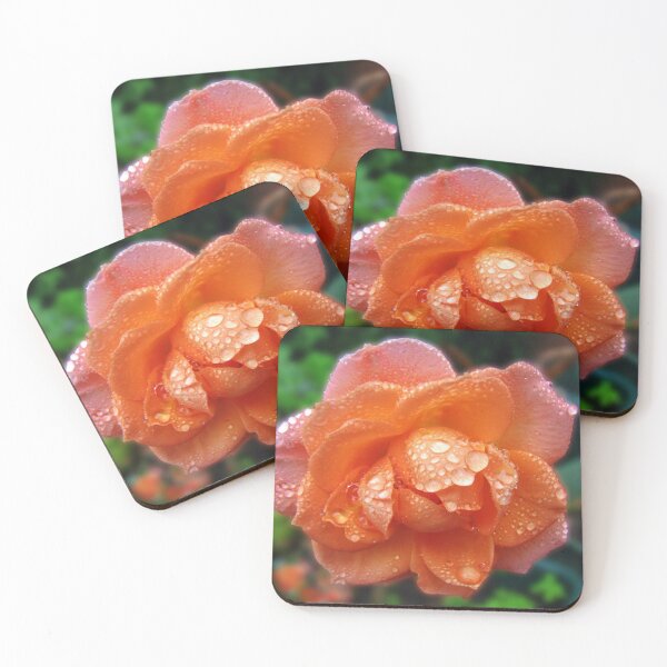 Item preview, Orange Rose After Rain designed and sold by Kathryn Jones.