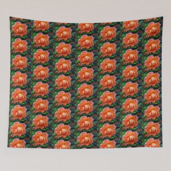 Item preview, Orange Rose After Rain designed and sold by Kathryn Jones.