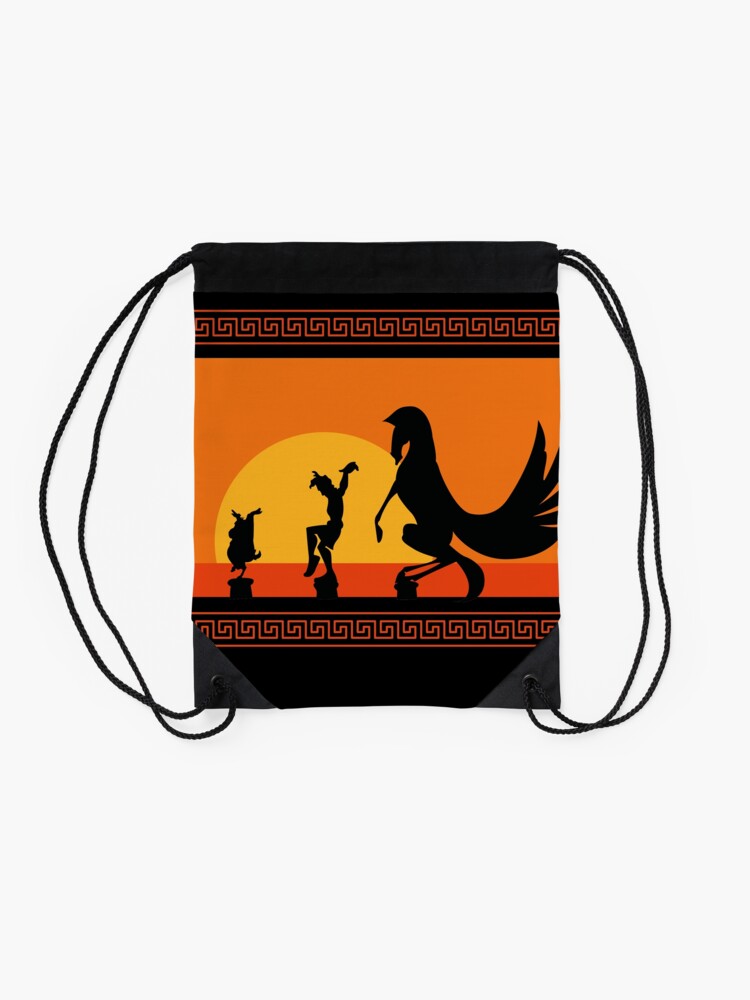 Alternate view of Hercules Sunset Drawstring Bag