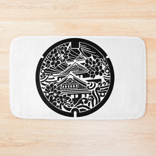 Item preview, Osaka Castle Drain Cover - Japan designed and sold by NuthatchDesigns.