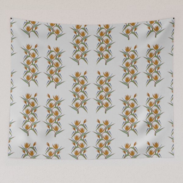 Item preview, Bird of Paradise flowers designed and sold by bluejayknits.