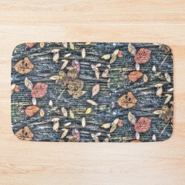 Item preview, Leaves on a bench designed and sold by Ms-Bexy.