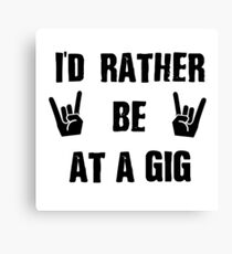Gigs Canvas Print