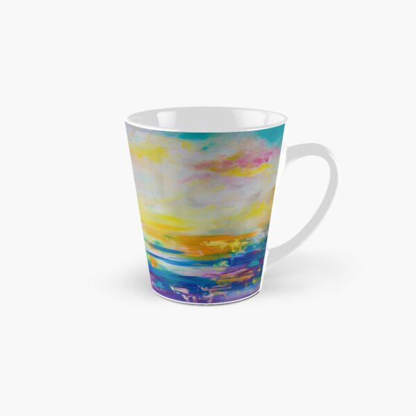 Colourful Sunset Pattern Tall Mug