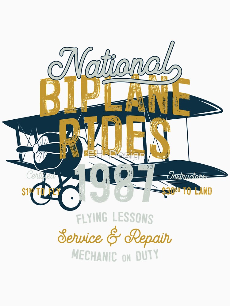Biplane Rides von EH-Design
