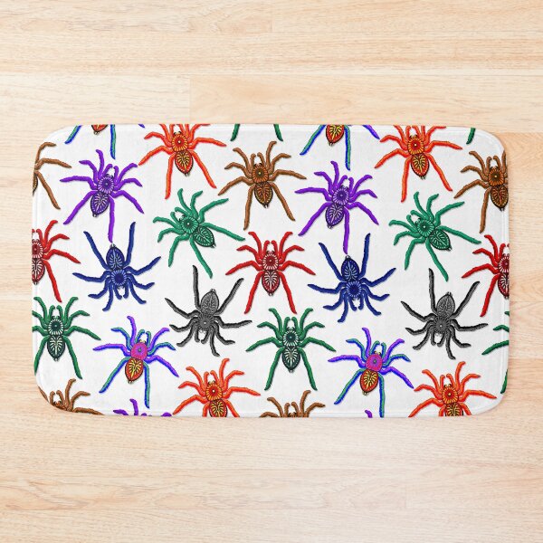 Item preview, Spiders Colorful Halloween Tarantulas Pattern designed and sold by BluedarkArt.