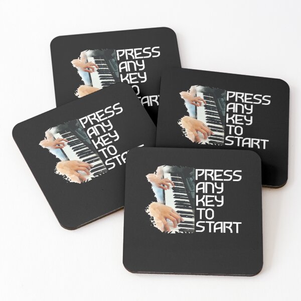 Item preview, Press Any Key To Start Pianist Musical Piano Musician Instrument Gift designed and sold by Dressed For  Duty.