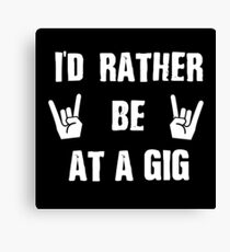 Gigs Canvas Print