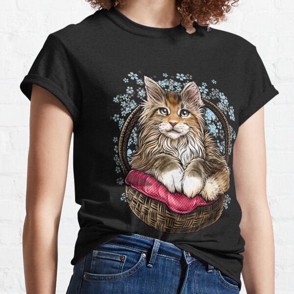 maine coon cat t shirt