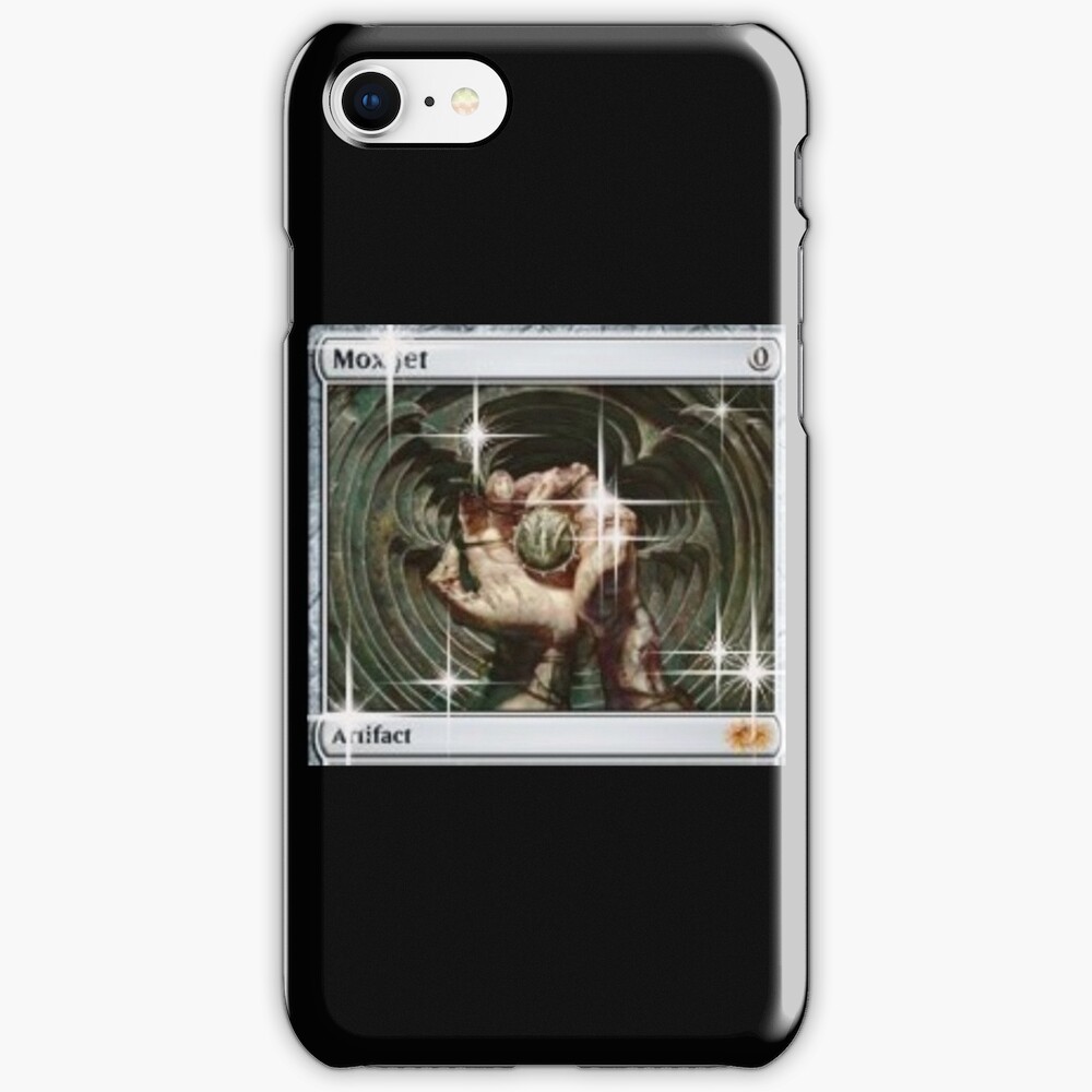 Mox Jet Mtg Tshirt Design Edit Digital Black Lotus Iphone Case Cover By Mysticladyart Redbubble