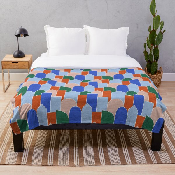 Item preview, Stained Glass Blocks in Blues designed and sold by alicemoore.