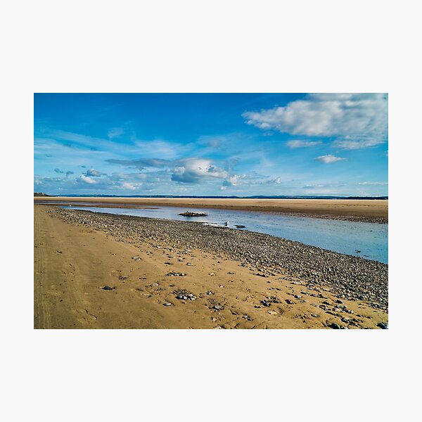 Item preview, Beach Water Pool - Coastal Scenery - Burry Port designed and sold by Harmony Of The Mind.