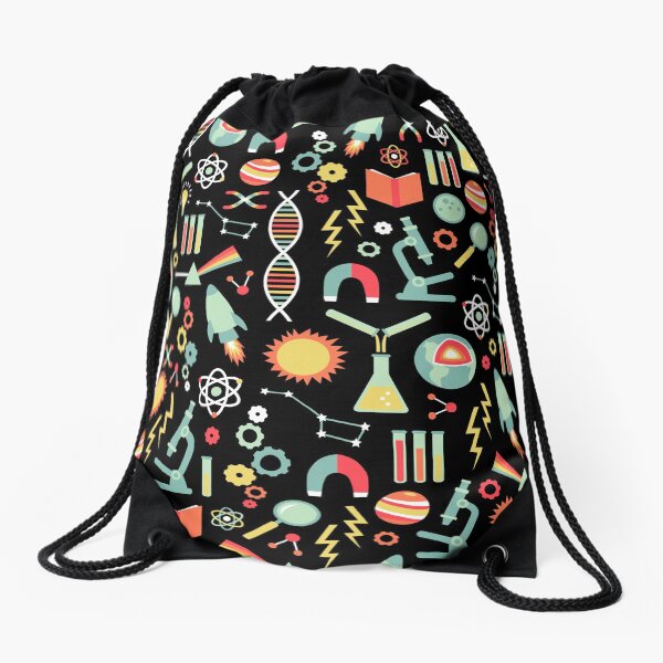 Science Studies Drawstring Bag