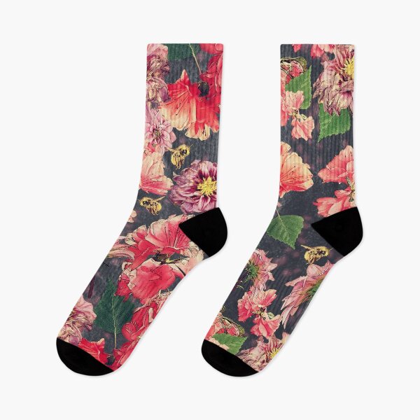 Item preview, Vintage Flowers with Bees designed and sold by RoxanneG.