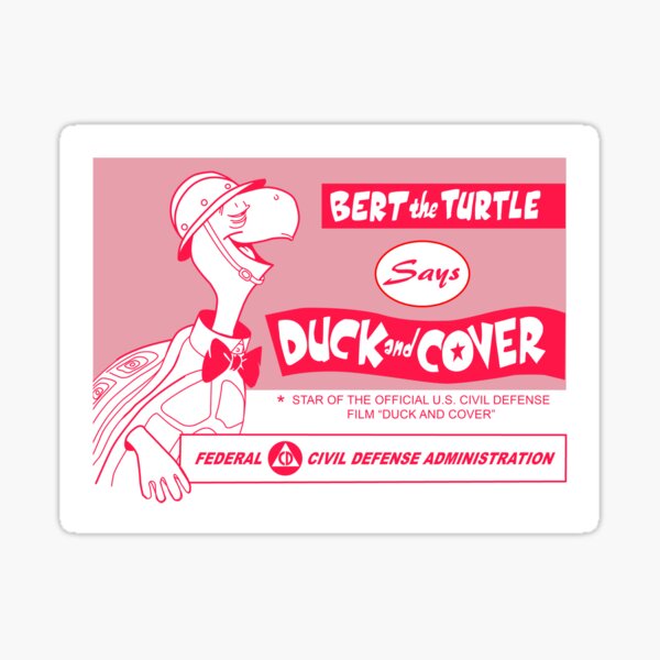 Cold War Bert The Turtle Sticker By Masterchef Fr Redbubble