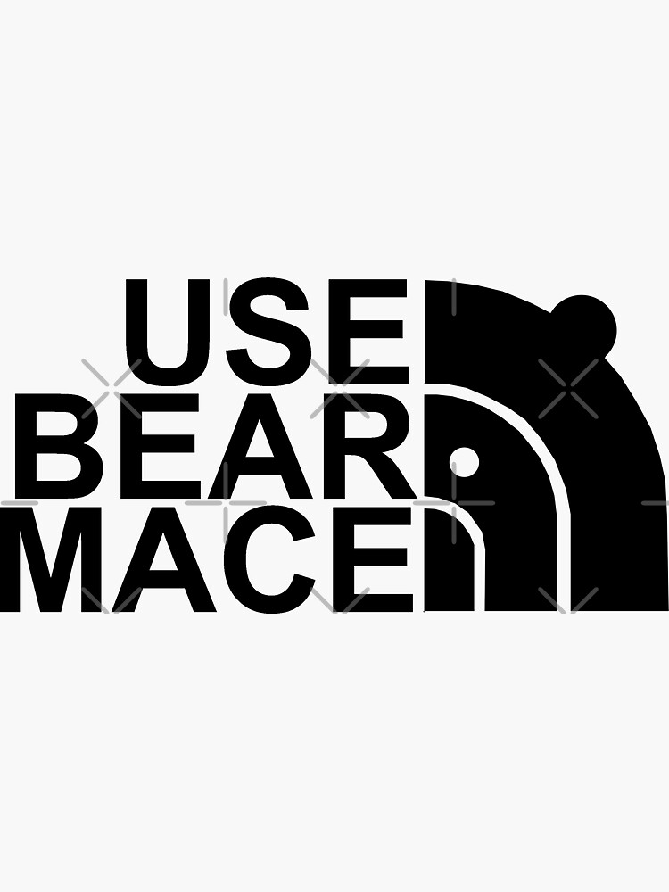 "Use Bear Mace" Sticker for Sale by mp2262 Redbubble