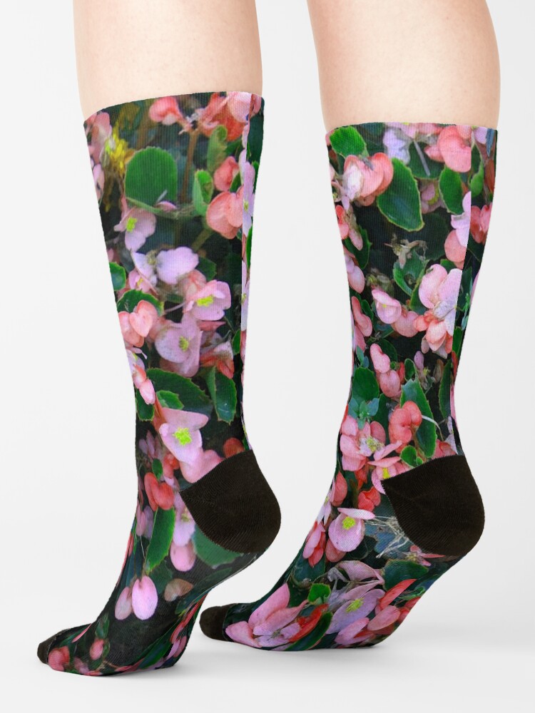 Alternate view of Bloomin Begonias Socks