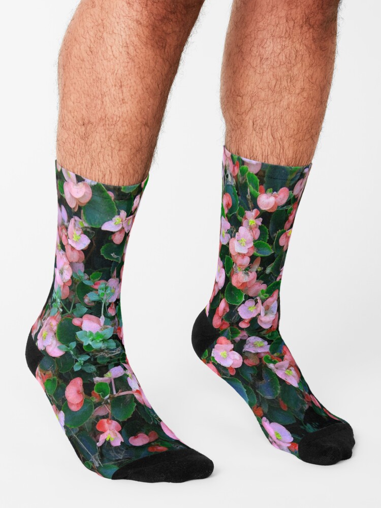 Alternate view of Bloomin Begonias Socks