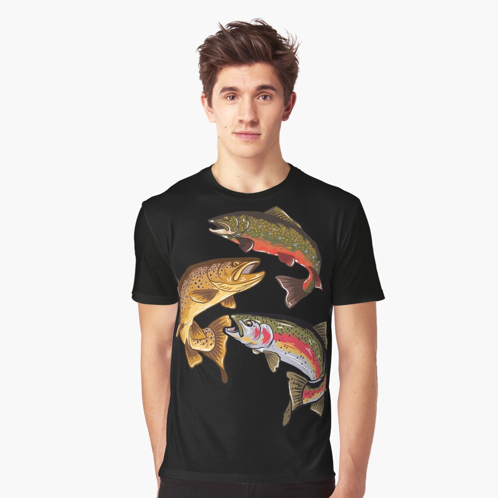 Fly Fishing Trout Tribute Essential T-Shirt for Sale by William Lee