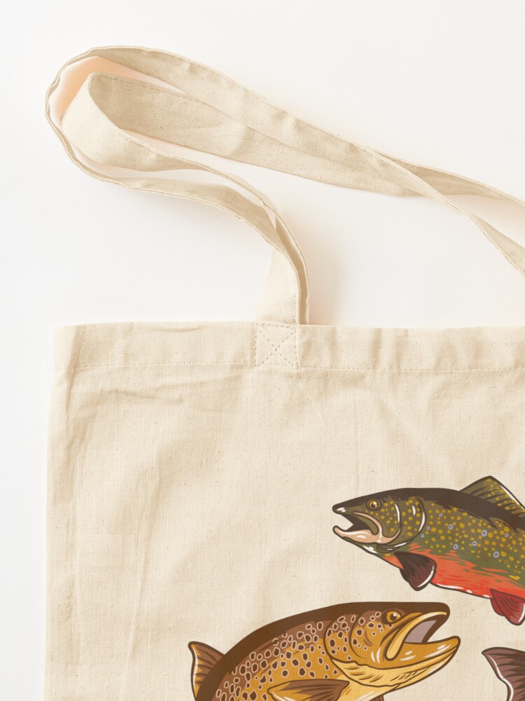 Fly Fishing Trout Tribute Tote Bag for Sale by William Lee