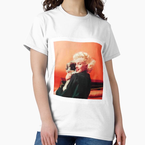 Item preview, Marilyn Monroe Goes Oriental With Her Pekingese Dog in NY - circa 1962 designed and sold by BritishYank.