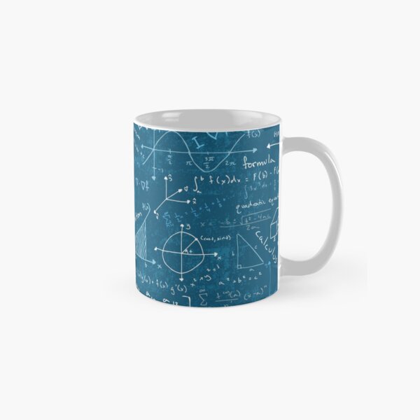 Math Lessons (Teal) Classic Mug