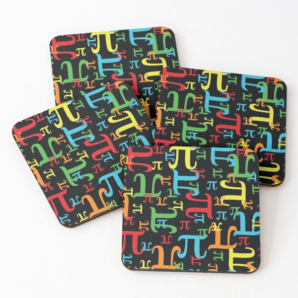 Item preview, Pieces of Pi (Dark Neon) designed and sold by robyriker.