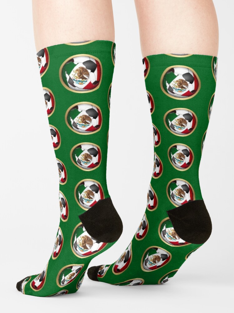 " Mexico Soccer Ball " Socks for Sale by Gravityx9 Redbubble