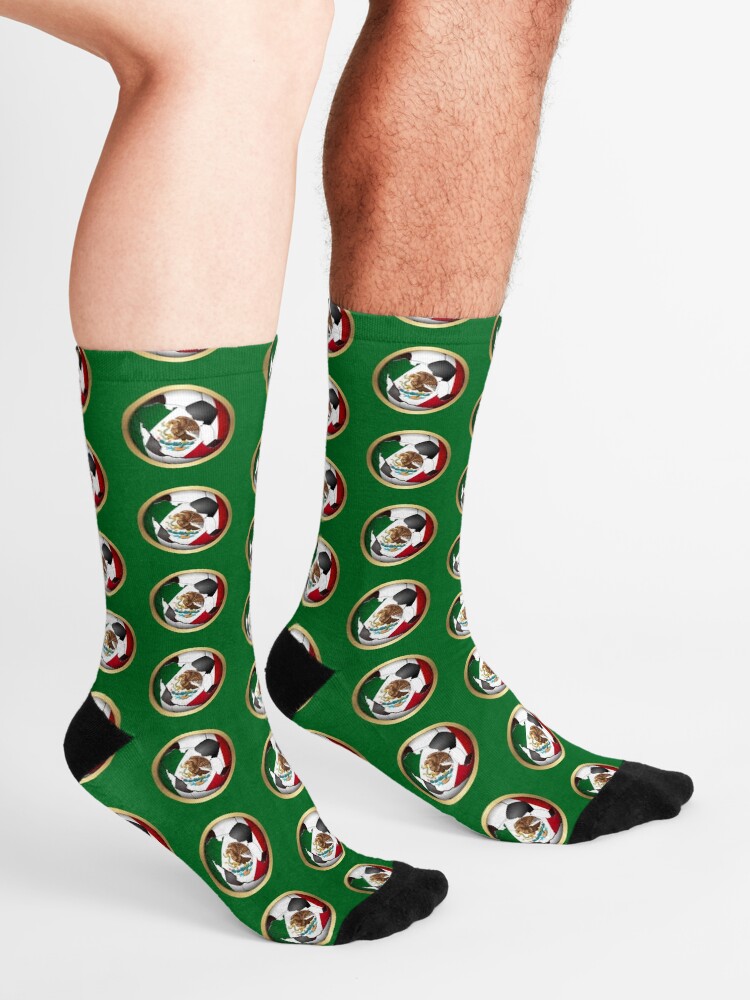 " Mexico Soccer Ball " Socks by Gravityx9 Redbubble