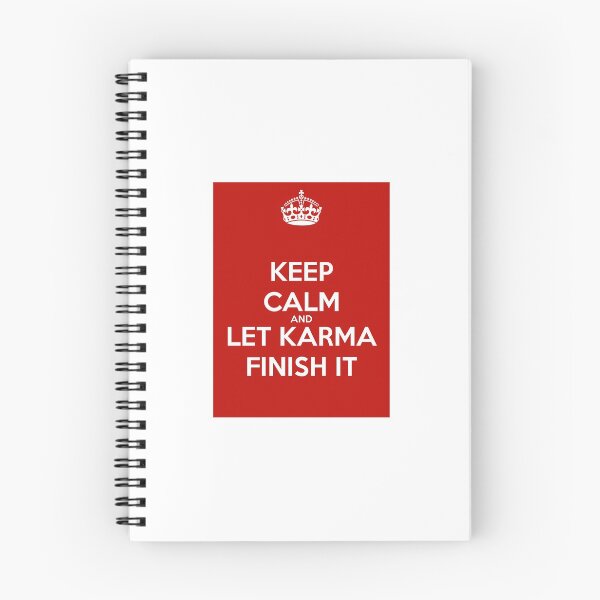 Item preview, Keep calm, and let karma finish it designed and sold by Singerevita.