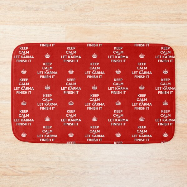 Item preview, Keep calm, and let karma finish it designed and sold by Singerevita.