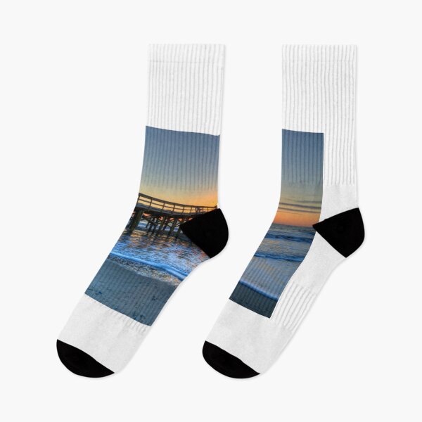 Item preview, Sunrise at Springmaid Pier in Myrtle Beach SC designed and sold by Jamie317.