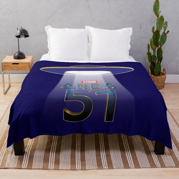 Item preview, Strom Area 51 blue Alien Spaceship (UFO) with 3D text effect designed and sold by Akram96.