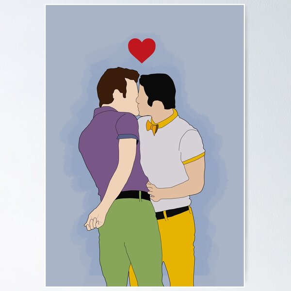 Item preview, Klaine Kissing designed and sold by byebyesally.