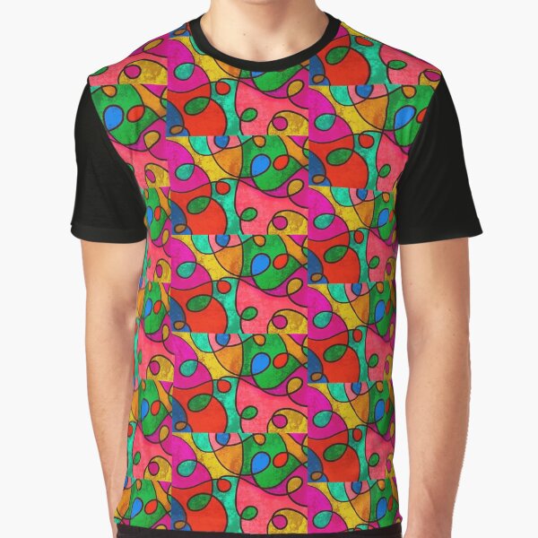 Colorful World Grafik T-Shirt