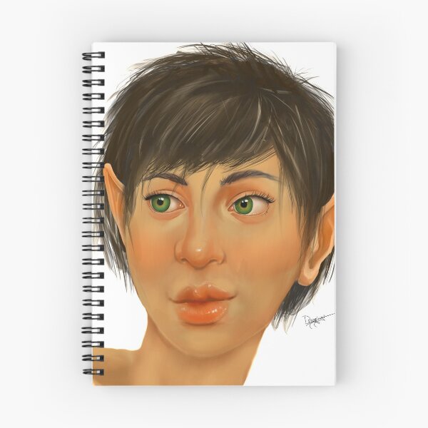 Item preview, Halfling Portrait Digital Painting designed and sold by pixiegutsGB.
