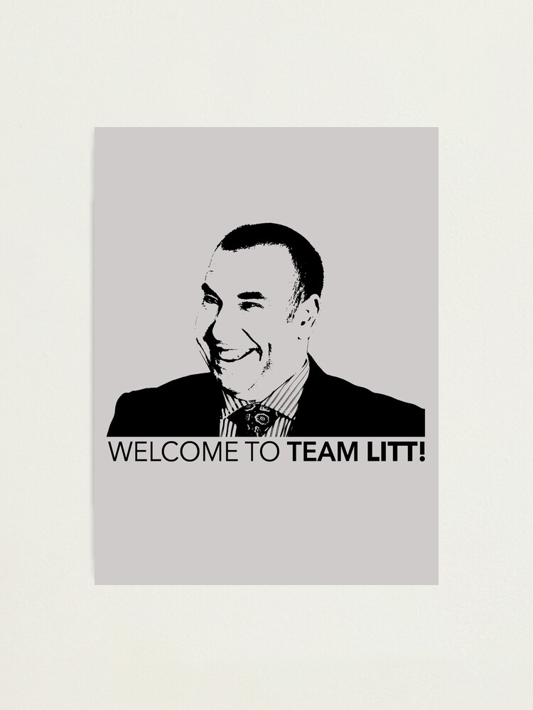 Suits Louis Litt Welcome To Team Litt Tshirt | Lightweight Sweatshirt