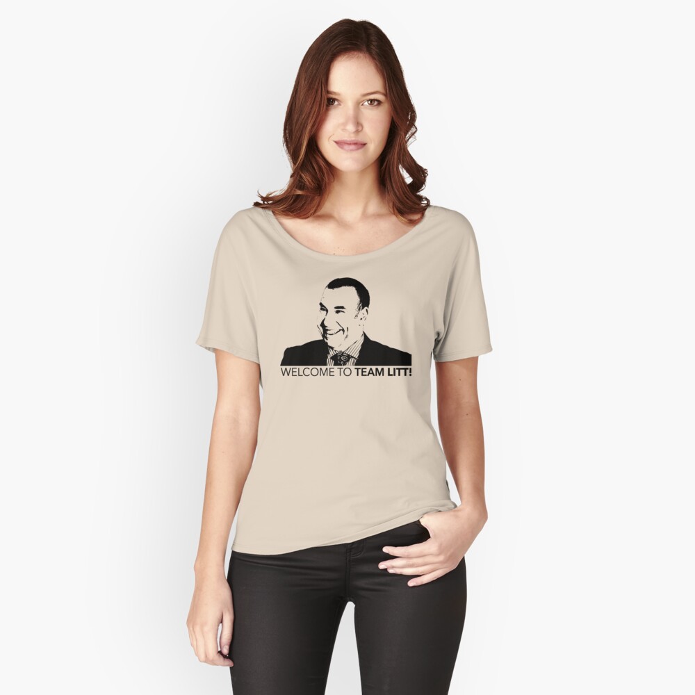 Suits Louis Litt Welcome to Team Litt Tshirt Suits Essential T-Shirt | Redbubble