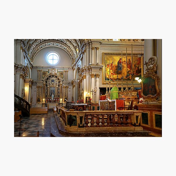 Naxxar Parish Church Malta 1630 A.D. Photographic Print