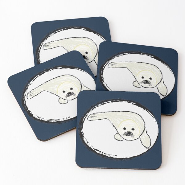 Artikelvorschau, Design mit einem niedlichen Robbenbabies entworfen und verkauft von JD's Shop.