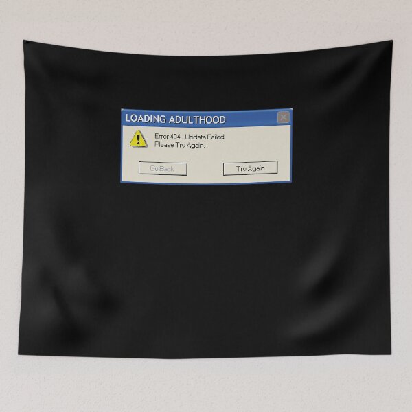 Item preview, Funny 18th Birthday adulthood computer error - 18 years old  designed and sold by Akram96.