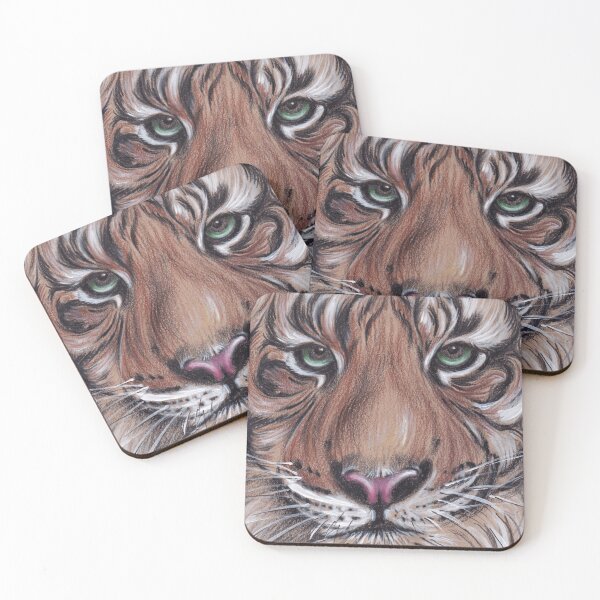 Item preview, Tyger Tyger Burning Bright - Mixed Media Painting  designed and sold by Rebecca Rees.