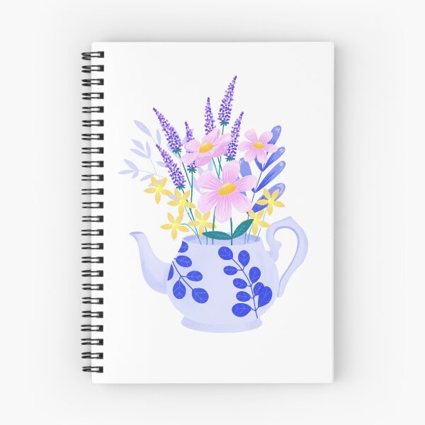 Item preview, Flowers in a teapot designed and sold by Katbydesign.