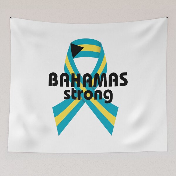 Item preview, Bahamas Strong Bahamian Flag - Dorian Hurricane - Support Bahamas designed and sold by MagicBoutique.