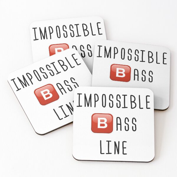 Item preview, Impossible Bass line / Bassline designed and sold by BeardyBirdman.