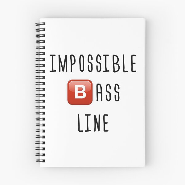 Item preview, Impossible Bass line / Bassline designed and sold by BeardyBirdman.