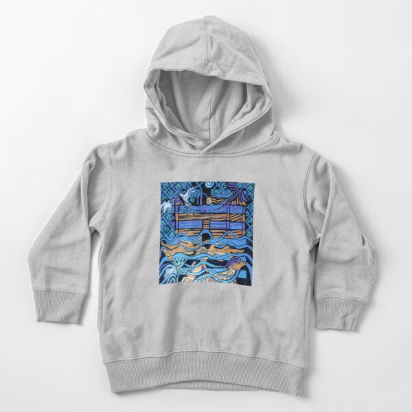 Hexagram 29: Kǎn (Abyss) Toddler Pullover Hoodie