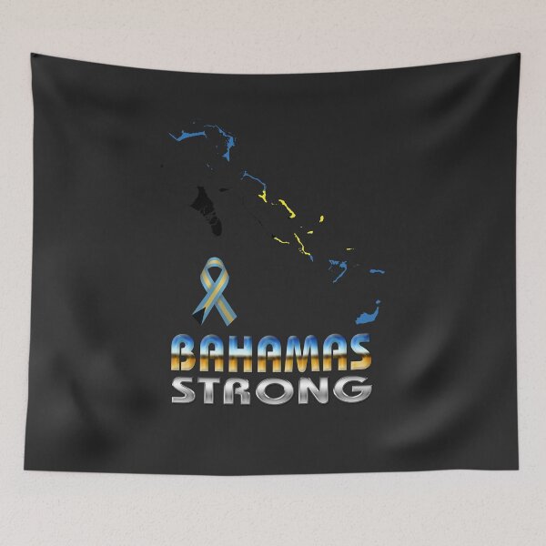 Item preview, Bahamas Strong Bahamian Flag - Dorian Hurricane - Support Bahamas designed and sold by MagicBoutique.