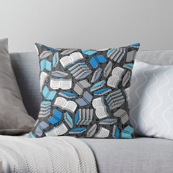 So Many Books... Throw Pillow